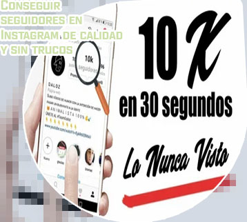Conseguir seguidores en instagram gratis y rápido
