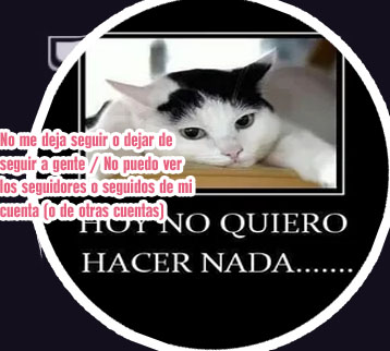 No quiero que vean a quien sigo en instagram