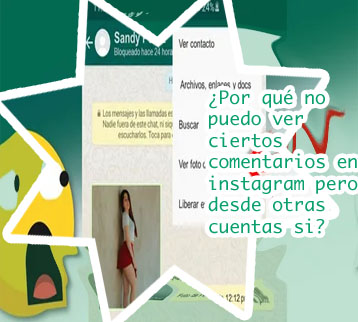 Porque no puedo ver los comentarios de una persona en instagram